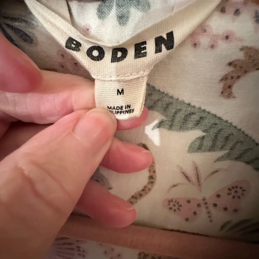 Boden Multicolor Patterned Robe - Picture 3 of 6